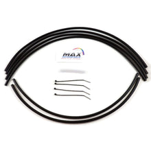 Load image into Gallery viewer, Max Motorsports CARBURETOR VENT HOSE KIT Black / 4mm ID Aftermarket Bowl Drains 1987-2006 Yamaha Banshee 350 Complete Carburetor Vent Hose Kit, Fuel Line, and Filter