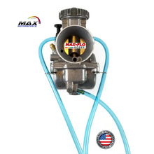 Load image into Gallery viewer, Max-Motorsports CARBURETOR VENT HOSE KIT CLEAR AQUA Max-Flo | 5'ft Uncut Carburetor Overflow Vent Hose Kit Keihin Mikuni Carb | 20 Colors
