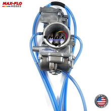 Load image into Gallery viewer, Max-Motorsports CARBURETOR VENT HOSE KIT CLEAR ICE BLUE Max-Flo | 10'ft Uncut Carburetor Overflow Vent Hose Kit Keihin Mikuni Carb | 20 Colors