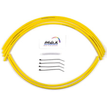 Load image into Gallery viewer, Max Motorsports CARBURETOR VENT HOSE KIT Solid Suzuki Yellow / 4mm ID Aftermarket Bowl Drains 1987-2006 Yamaha Banshee 350 Complete Carburetor Vent Hose Kit, Fuel Line, and Filter
