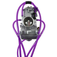 Load image into Gallery viewer, Max Motorsports CARBURETOR VENT HOSE KIT CLEAR BRIGHT PURPLE Max-Flo | 10&#39;ft Uncut Carburetor Overflow Vent Hose Kit Keihin Mikuni Carb | 20+ Colors
