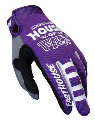 Max Motorsports Gloves Fasthouse Speed Style Howler MX Gloves Adult Size: XXL - 12 Dark Purple MOTO NEW