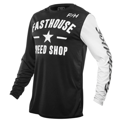 Max Motorsports Fasthouse Apparel Small Fasthouse Men's Carbon Jersey - Black