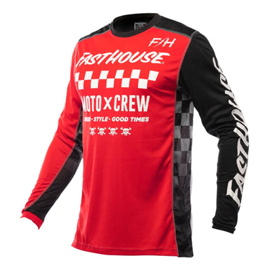 Max Motorsports Fasthouse Apparel Small Fasthouse Men's Grindhouse Alpha Jersey - Red/Black