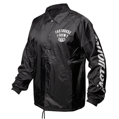 Max Motorsports Fasthouse Apparel XL Fasthouse Men's Team Collared Coaches Jacket - Black