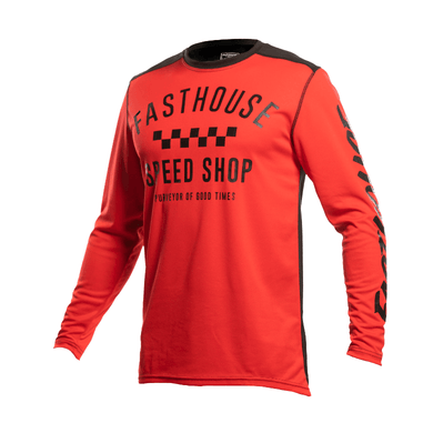 Max Motorsports Fasthouse Apparel Y-SM Fasthouse Carbon Youth Jersey - Red/Black