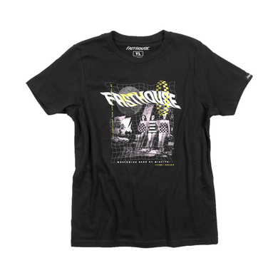 Max Motorsports Fasthouse Apparel Y-SM Fasthouse Glitch Youth Tee - Black