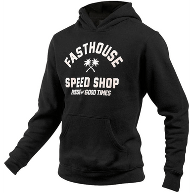 Max Motorsports Fasthouse Apparel Y-SM Fasthouse Youth Haven Hooded Pullover - Black