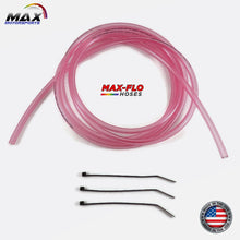 Cargar imagen en el visor de la galería, Max-Motorsports CARB VENT LINE | FUEL HOSE CLEAR REPLICA PINK / 6&#39;ft Max-Flo | 1/8&quot; (3.2mm) ID x 1/4&quot; OD Carb Vent Hose-Fuel Line | Over 15 Colors
