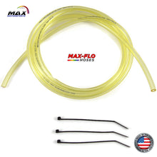 Cargar imagen en el visor de la galería, Max-Motorsports CARB VENT LINE | FUEL HOSE CLEAR YELLOW-GOLD / 6&#39;ft Max-Flo | 1/8&quot; (3.2mm) ID x 1/4&quot; OD Carb Vent Hose-Fuel Line | Over 15 Colors
