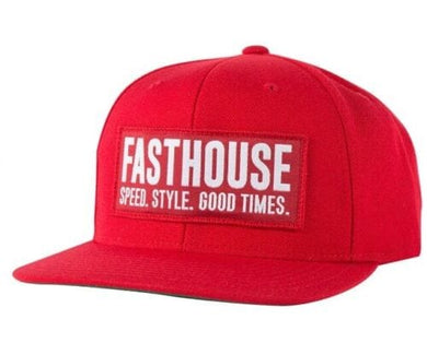 Max Motorsports Fast House Apparel Fasthouse Blockhouse Hat Speed Style Good Times Snapback Genuine Size Kids Youth
