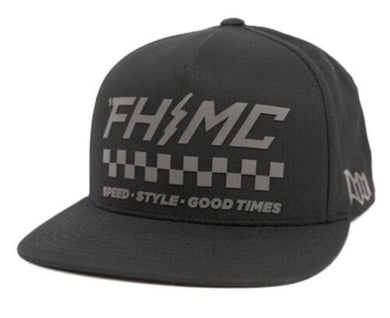 Max Motorsports Fast House Apparel Fasthouse Slater Hat Snapback Black Youth Size