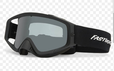 Max Motorsports Fast House Apparel Fasthouse VonZipper Porkchop Rally Goggle Black Frame Smoked Lens