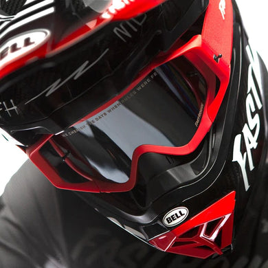 Max Motorsports Fast House Apparel Fasthouse VonZipper Porkchop Rally Goggle Red Frame Smoked Lens