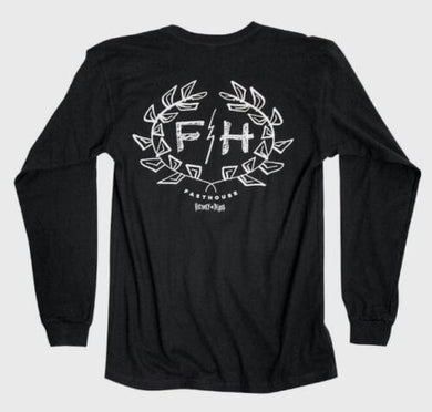 Max Motorsports Fast House Apparel Small / Black Fasthouse Victory Wreath Long Sleeve Tee Shirt