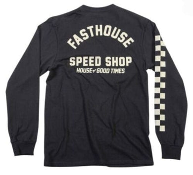 Max Motorsports Fast House Apparel Small Fasthouse Haven Long Sleeve Tee Limited Black '23