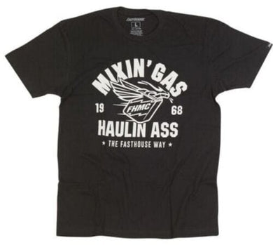 Max Motorsports Fast House Apparel Small Fasthouse Mixin' Gas & Haulin' Ass Tee Shirt Black