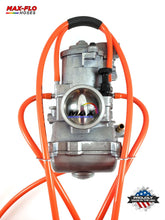 Cargar imagen en el visor de la galería, Max-Motorsports CARBURETOR VENT HOSE KIT SOLID KTM ORANGE Max-Flo | 10&#39;ft Uncut Carburetor Overflow Vent Hose Kit Keihin Mikuni Carb | 20 Colors
