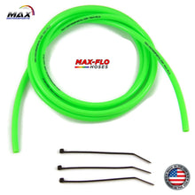 Cargar imagen en el visor de la galería, Max-Motorsports CARB VENT LINE | FUEL HOSE SOLID NEON GREEN / 6&#39;ft Max-Flo | 1/8&quot; (3.2mm) ID x 1/4&quot; OD Carb Vent Hose-Fuel Line | Over 15 Colors
