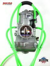 Cargar imagen en el visor de la galería, Max-Motorsports CARBURETOR VENT HOSE KIT SOLID NEON GREEN Max-Flo | 10&#39;ft Uncut Carburetor Overflow Vent Hose Kit Keihin Mikuni Carb | 20 Colors
