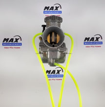 Load image into Gallery viewer, Max-Motorsports CARBURETOR VENT HOSE KIT SOLID NEON YELLOW Max-Flo | 5&#39;ft Uncut Carburetor Overflow Vent Hose Kit Keihin Mikuni Carb | 20 Colors
