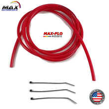 Load image into Gallery viewer, Max-Motorsports CARB VENT LINE | FUEL HOSE SOLID NUKE RED / 6&#39;ft Max-Flo | 1/8&quot; (3.2mm) ID x 1/4&quot; OD Carb Vent Hose-Fuel Line | Over 15 Colors
