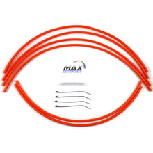 Load image into Gallery viewer, Max Motorsports CARBURETOR VENT HOSE KIT Solid Orange / 4mm ID Aftermarket Bowl Drains 1987-2006 Yamaha Banshee 350 Complete Carburetor Vent Hose Kit, Fuel Line, and Filter
